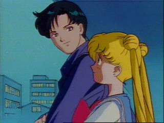 usagi and mamoru talking..