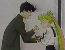 mamoru giving usagi a ring..